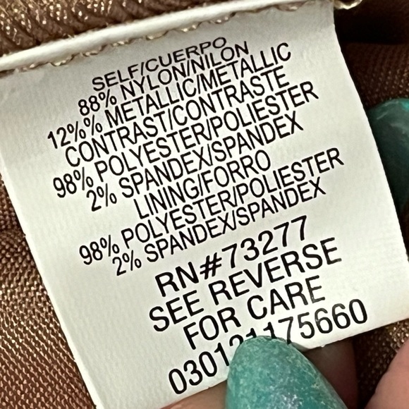 Princess Vera Wang Sz 13 Junior Strapless Gold Mini Dress Rosette Sweetheart - Picture 11 of 12